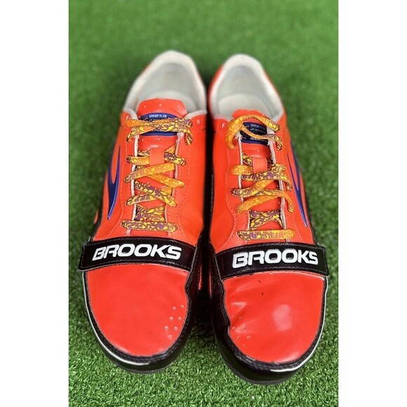Brooks Women's PR Sprint 11.38 Fiery Coral Spikes Running Shoes. Size 8‎ - Picture 4 of 7